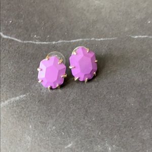 RARE Purple Kendra Scott Morgan Earrings